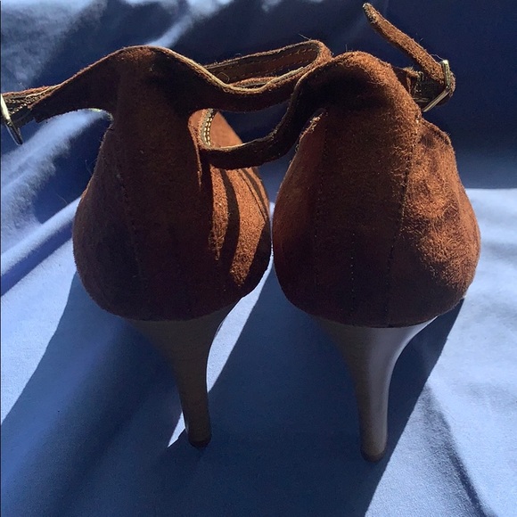 Women’s suede platform strap shoes - Picture 6 of 6